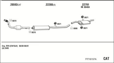 WALKER FIT16157A WALKER FIT16157A