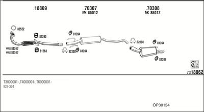 WALKER OP30154 WALKER OP30154