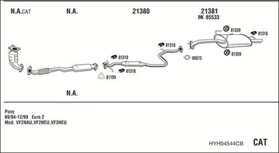 WALKER HYH04544CB