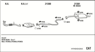 WALKER HYH04543AA