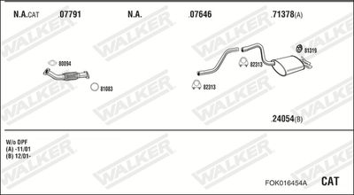 WALKER FOK016454A WALKER FOK016454A