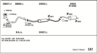 WALKER NIK017180AA