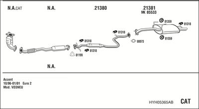 WALKER HYH05365AB
