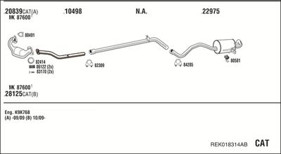 WALKER REK018314AB