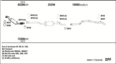 WALKER MBK117830AB