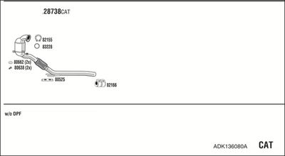 WALKER ADK136080A