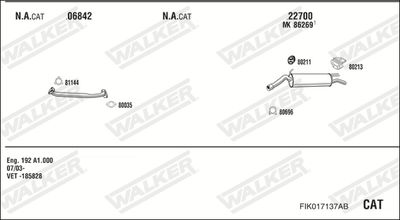 WALKER FIK017137AB