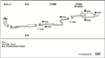 WALKER HYH05365CB