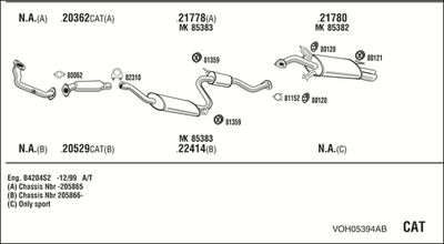 WALKER VOH05394AB