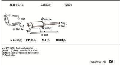 WALKER FOK019571AC
