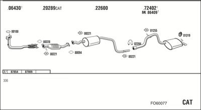 WALKER FO60077 WALKER FO60077