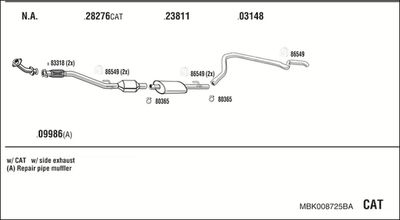 WALKER MBK008725BA