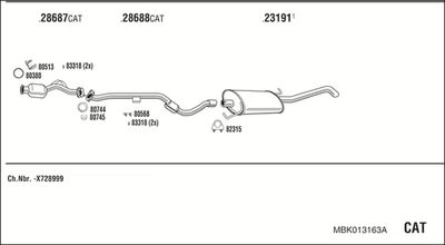 WALKER MBK013163A