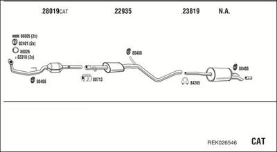 WALKER REK026546 WALKER REK026546