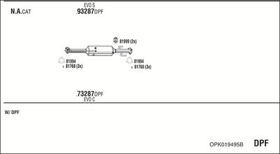 WALKER OPK019495B WALKER OPK019495B