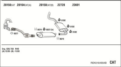 WALKER REK016490AB