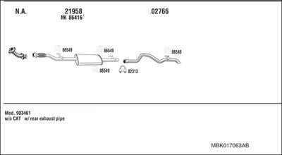 WALKER MBK017063AB