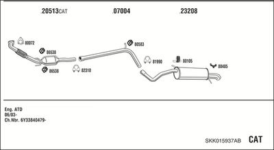 WALKER SKK015937AB