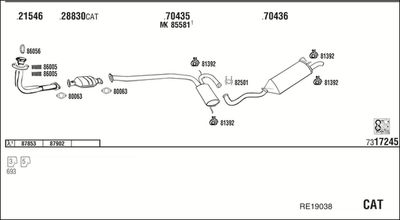 WALKER RE19038 WALKER RE19038