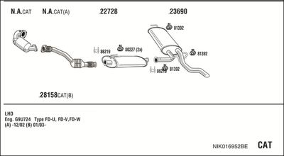 WALKER NIK016952BE