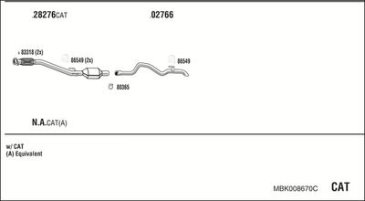 WALKER MBK008670C WALKER MBK008670C