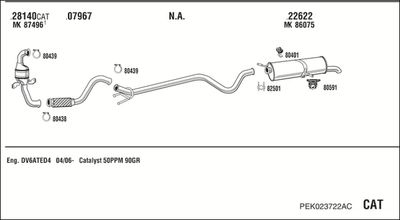 WALKER PEK023722AC