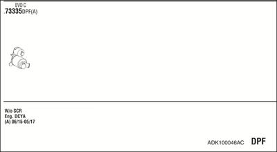 WALKER ADK100046AC