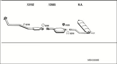 WALKER MB43308B