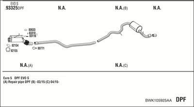 WALKER BWK105925AA