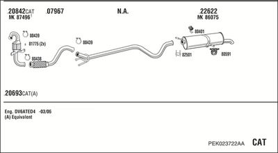 WALKER PEK023722AA