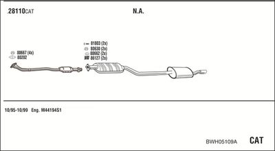WALKER BWH05109A