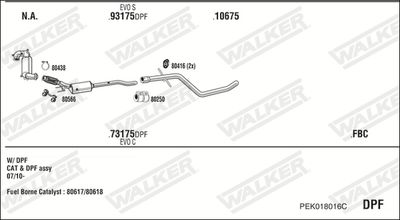 WALKER PEK018016C