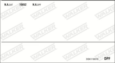 WALKER DSK118015