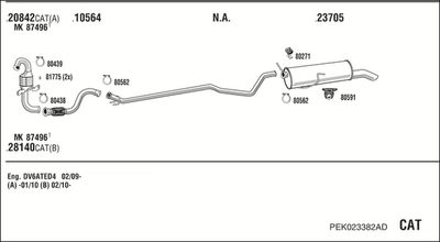 WALKER PEK023382AD