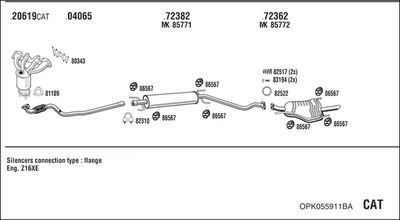 WALKER OPK055911BA