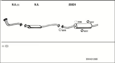 WALKER BW40128B