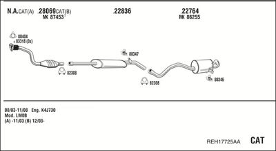 WALKER REH17725AA