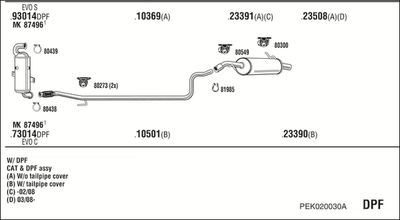 WALKER PEK020030A