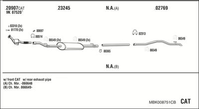 WALKER MBK008751CB
