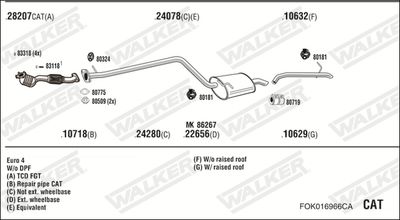 WALKER FOK016966CA WALKER FOK016966CA