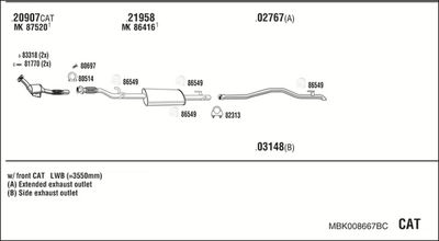 WALKER MBK008667BC