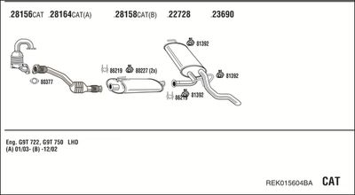 WALKER REK015604BA