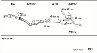 WALKER REK018002