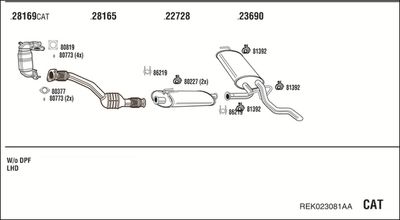 WALKER REK023081AA