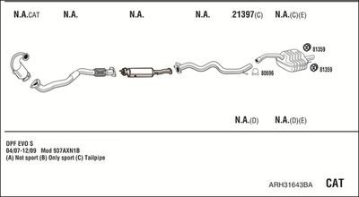 WALKER ARH31643BA