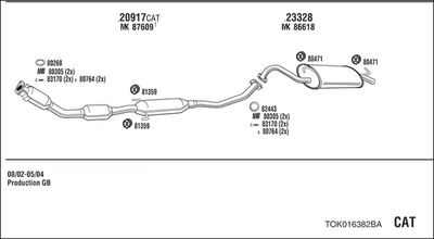 WALKER TOK016382BA