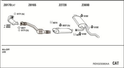 WALKER REK023080AA