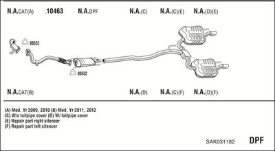 WALKER SAK031182