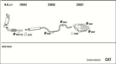 WALKER SAK016825A