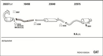 WALKER REK010955A WALKER REK010955A